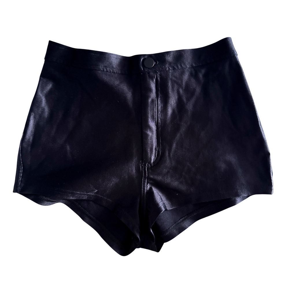 American Apparel Disco Shorts Black Y2K Retro Indie Sleaze Grunge M